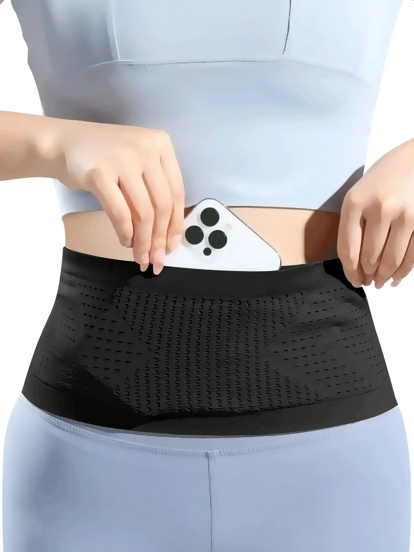 เข็มขัดวิ่งแบบบางสำหรับผู้ชายและผู้หญิง, กระเป๋าคาดเอวสำหรับวิ่ง, ที่ใส่โทรศัพท์สำหรับวิ่ง, กระเป๋าคาดเอว, กระเป๋าคาดเอวแบบกันความชื้น