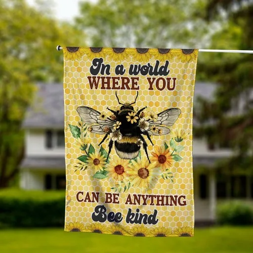 Bee Kind Let It Bee Garden Flag, Outdoor Decor Garden Flag, hippie Garden Flag XXH LLP LLX uui