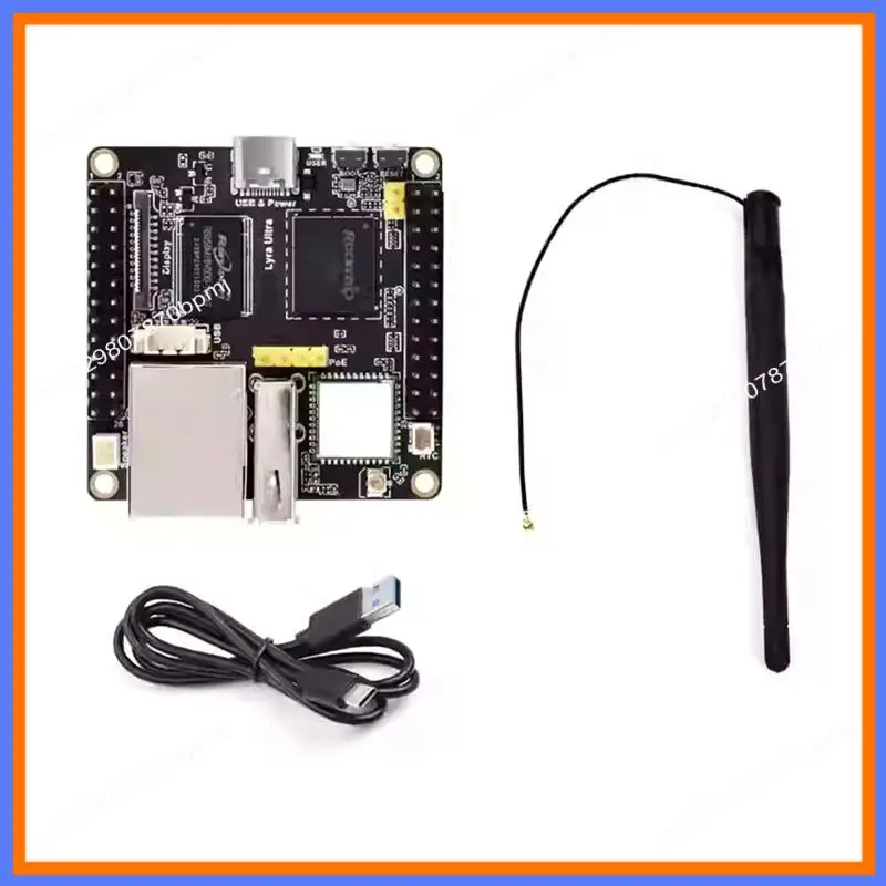 

BAAE для Luckfox Lyra Ultra W RK3506B Linux, встроенная плата разработки EMMC-8 ГБ, 2,4 ГГц, Wi-Fi6/Bluetooth 5,2/BLE