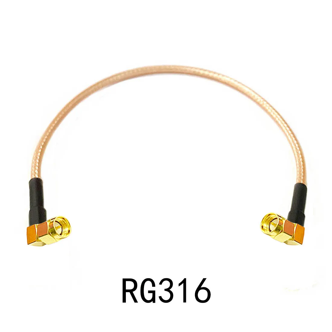 Cavo Antenna WIFI 1PC SMA maschio interruttore ad angolo retto spina SMA adattatore Pigtail a 90 gradi RG316 15CM 6"