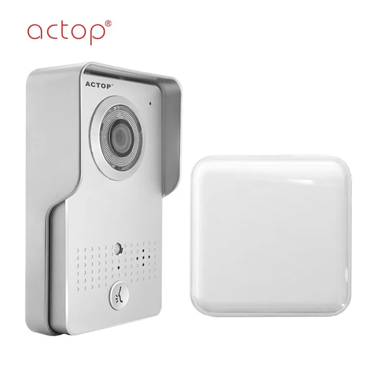 Wireless Door Bell 720P Camera Smart WIFI Video Doorbell Hot Selling Home 2018 Metal HD 90 Degree Support CMOS ACTOP 1year