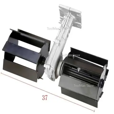 مجموعة عجلة إزالة الأعشاب الضارة بسكين مستقيم، ملحقات جزازة العشب، عجلة إزالة الأعشاب الضارة متعددة الوظائف، حقيبة ظهر صغيرة لممزق التربة لإزالة الأعشاب الضارة