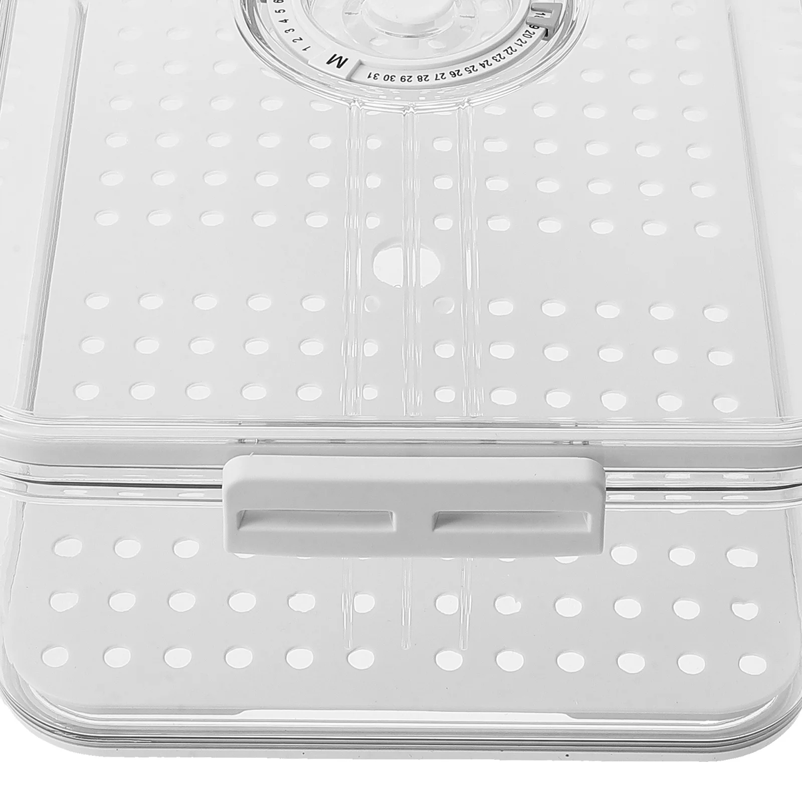 

Airtight Reusable Timer Lid For Homemade Fresh Keeping Container Kitchen Countertop Storage Fresh Container Fridge Food Holder