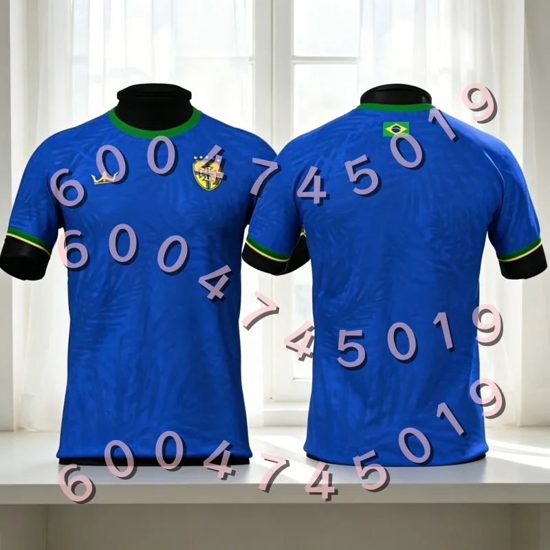

Brazil 2026 Limited Edition Men's Football T-shirt Quick Drying Sports Training Suit O-neck Top Breathable Parent-child T-shirt