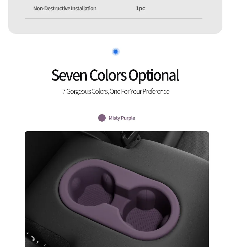Für Tesla Model Y Juniper 2025+ Rücksitz-Getränkehalter Rutschfeste Silikon-Becherhülle Anti-Rutsch-Matte Auto-Innenausstattung Tuning-Zubehör – Detail 13