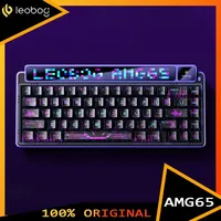LEOBOG AMG65 Mechanical Keyboard With TFT LED Screen 3mode RGB Hot Swap Gaming Keyboard Custom Computer Gamer Accessories Gifts