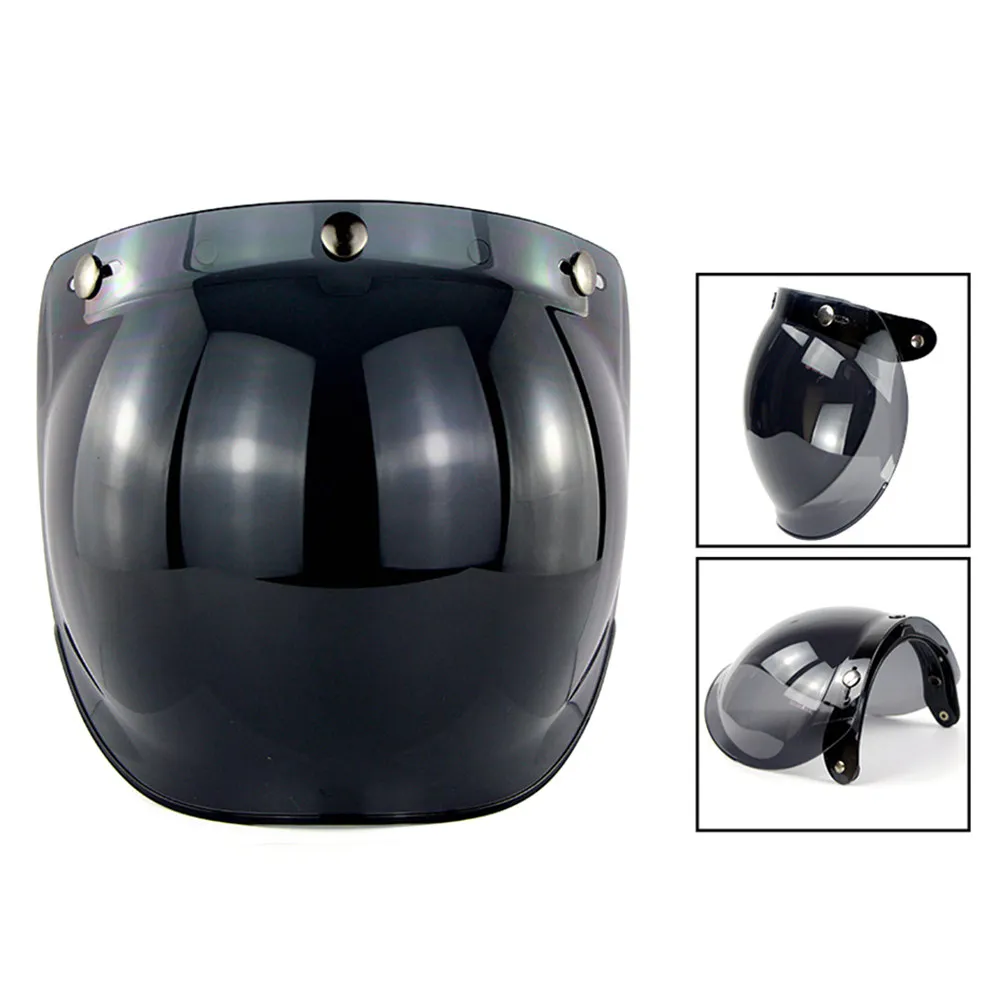 

Goggles Visor Anti-Glare Windproof Shatterproof Pc Fence Three Buckles Lens Black Rack Motorcycle