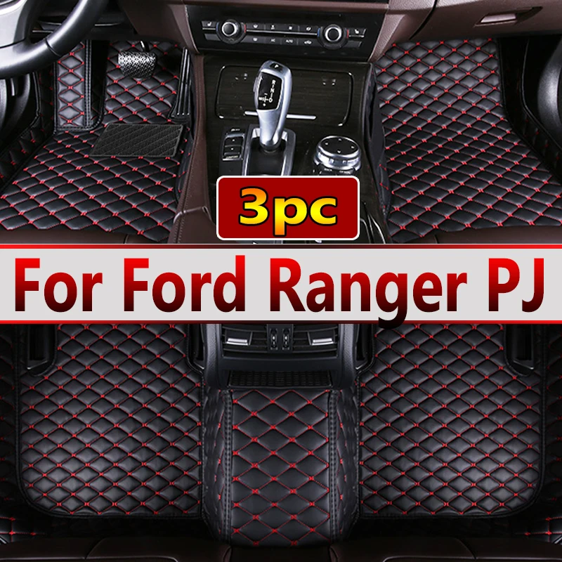 

Напольный коврик для заднего багажника автомобиля Ford Ranger PJ International 2006 ~ 2008, аксессуары для двойного салона грузовика, экологичные автомобильные аксессуары