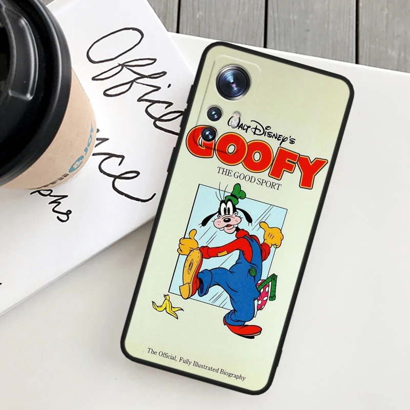 Disney Goofy Cute For Xiaomi Mi Note 10T 10S 10 9T 9 SE 8 CC9E A3 5G Lite Pro Soft Silicone Black Phone Case image 5