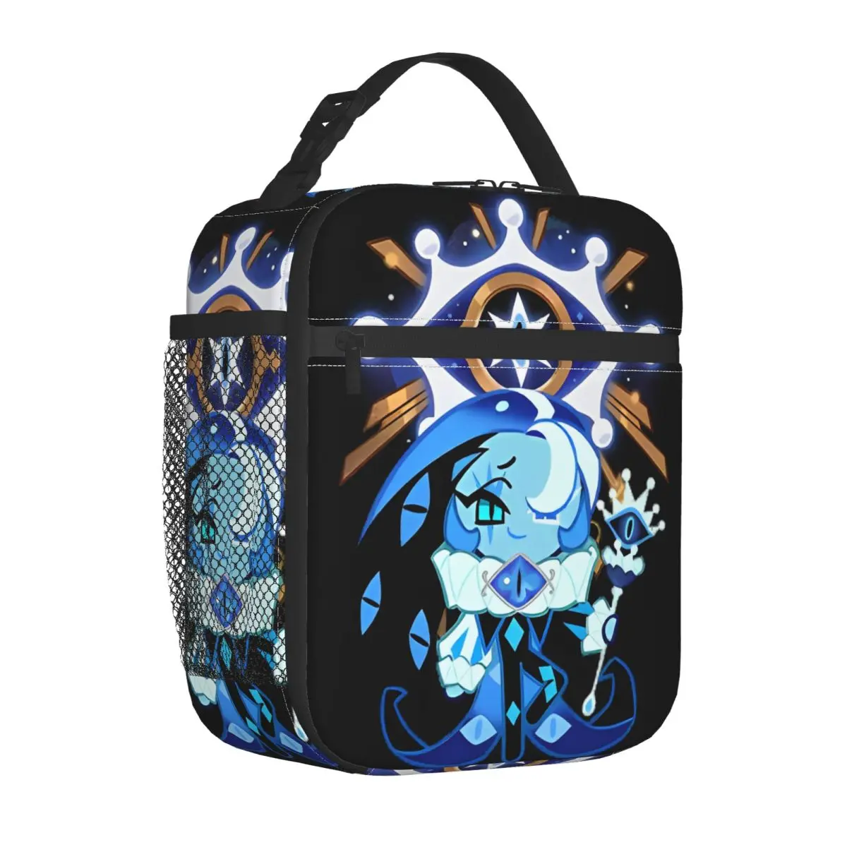 Shadow Milk Cookie Run Kingdom Insulated Lunch Bags Thermal Bag  Meal Container Leakproof Tote Lunch Box Bento Pouch