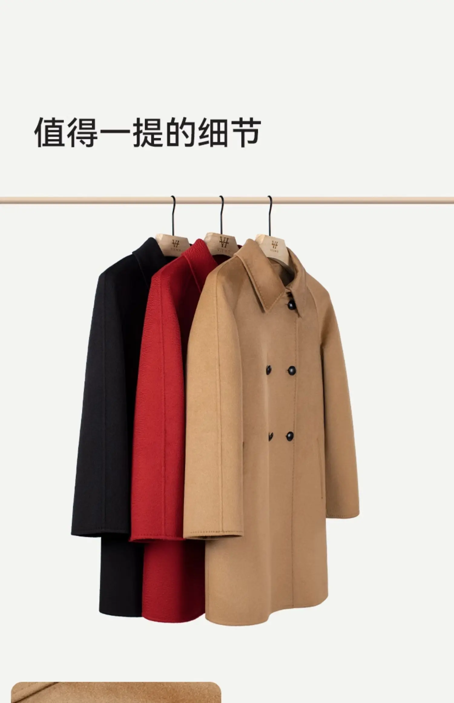 Autumn and Winter Ladies 100% Cashmere Coat Hepburn Wool Light Luxury Short Temperament Noble and Elegant Coat Women's Clothing