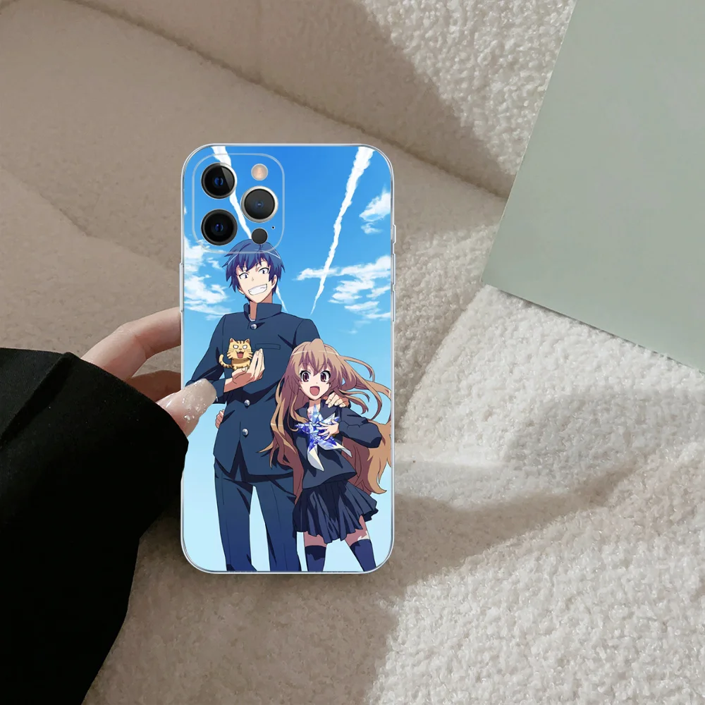 Toradora! Anime Phone Case For iPhone 15 14 13 12 Mini 11 Pro XS Max X XR SE 6 7 8 Plus Soft Silicone Cover