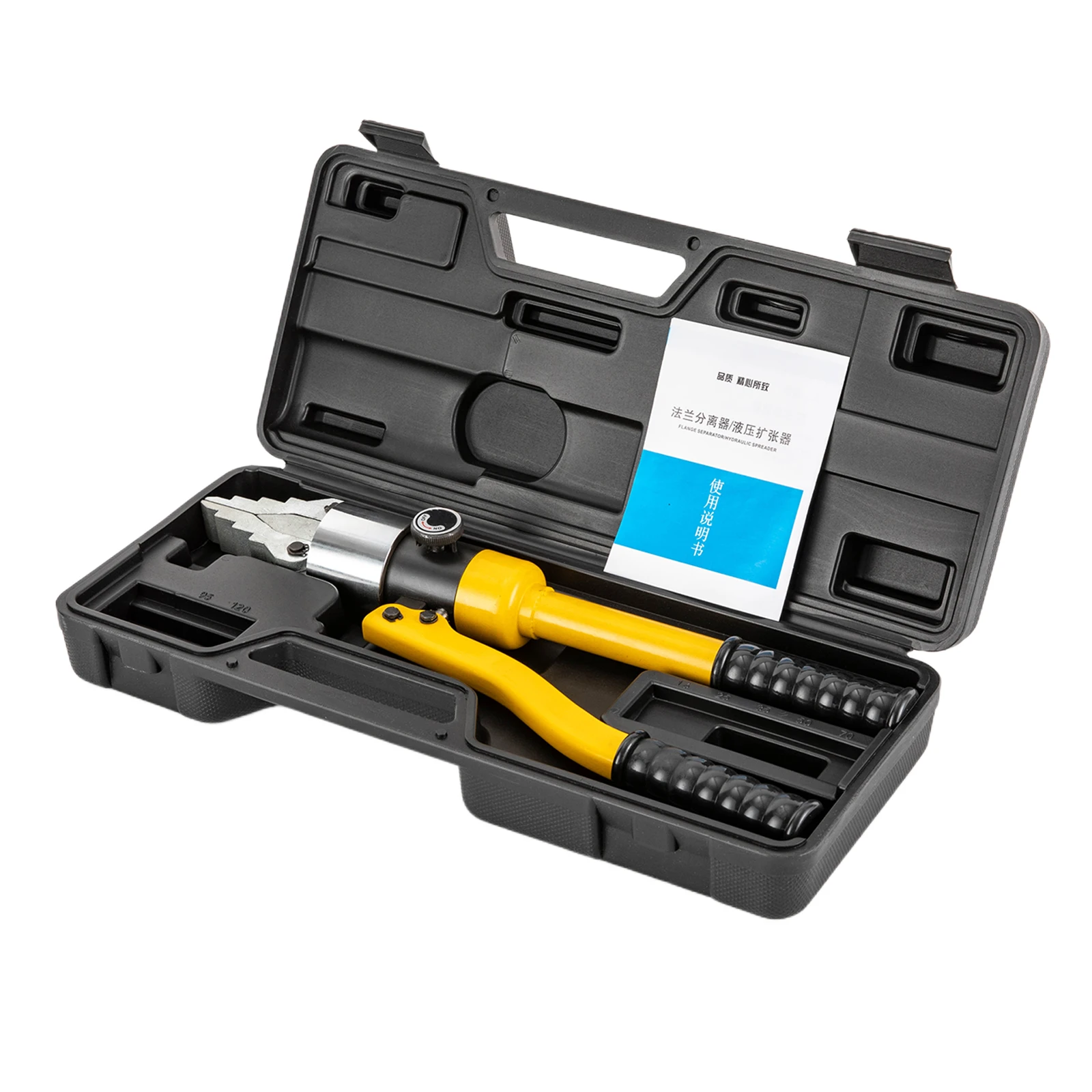 Expansor hidráulico YQ-30, alicate, braçadeiras de liga de aço, expansão máxima de 1,18 polegadas, alça ergonômica