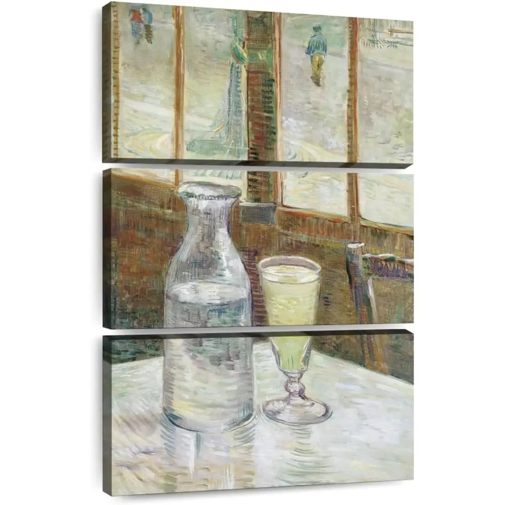 

Настенный декор Elephant Stock - Картина с абсентом - Многопанельное полотно Veal - Набор из 3 частей для столовой - Картина с вином и виноградом