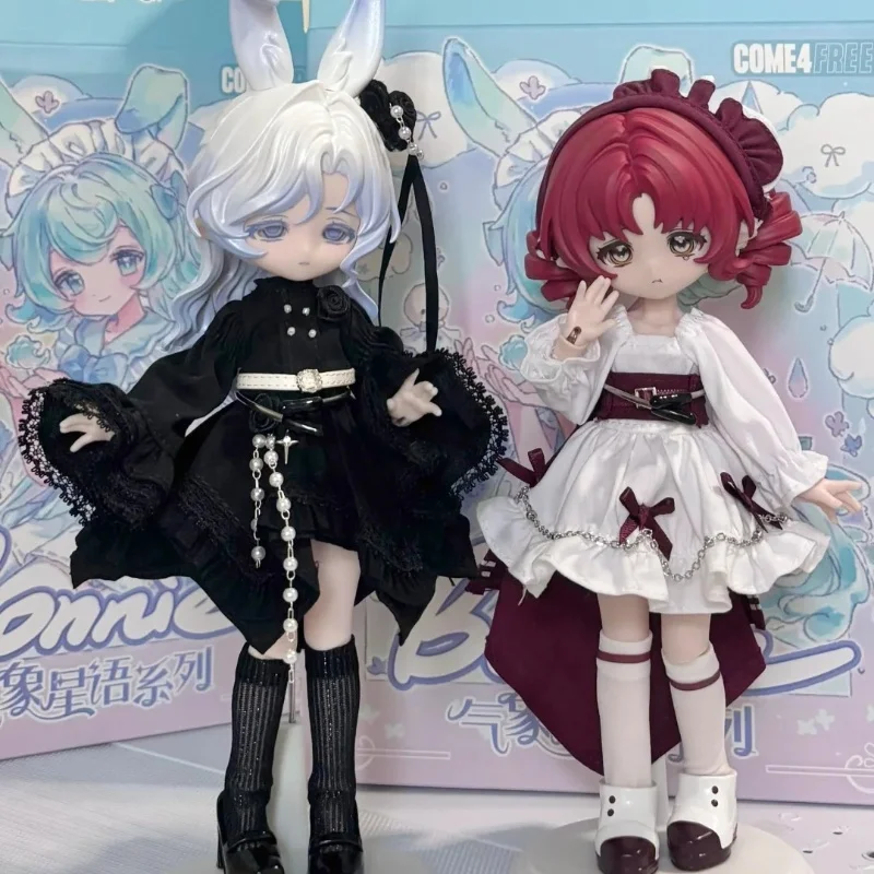 

В наличии Come4free 1/12 Bjd слепая коробка Бонни Метеорологическая серия Star Language Kawaii Rabbit Bjd Настольная шарнирно-сочлененная фигурка