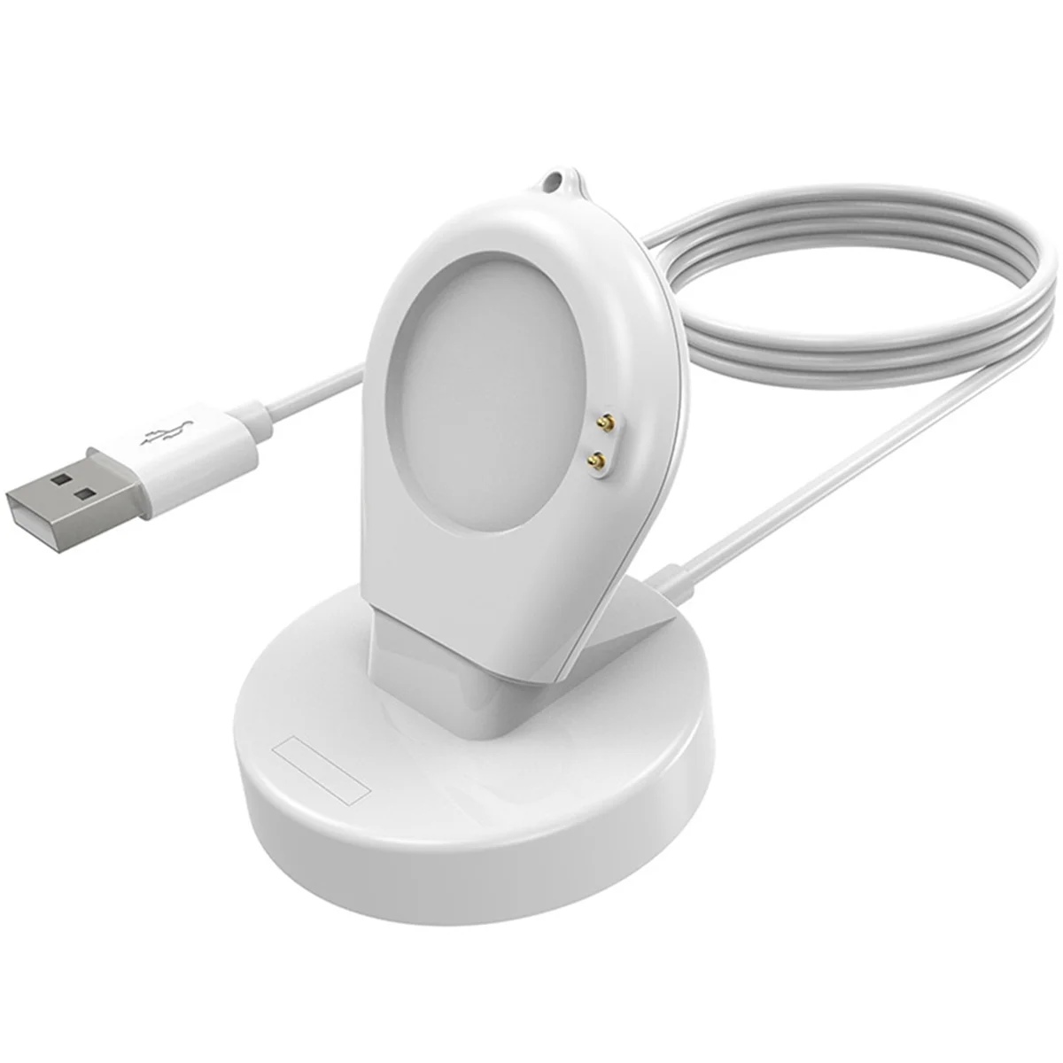 Y16a smartwatch doca carregador suporte adaptador cabo de carregamento usb carga de energia para xiaomi relógio 2/2 pro/s3/s2 46mm 42mm branco