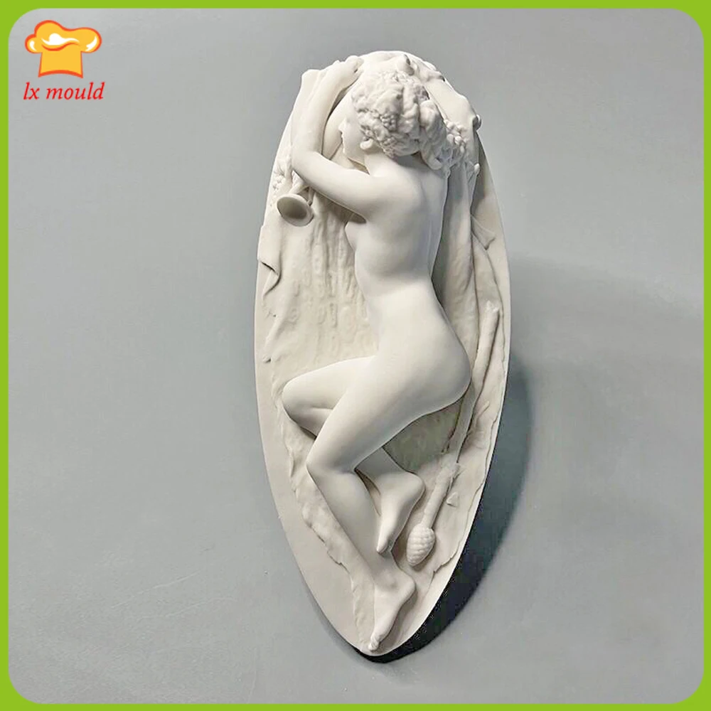 

Goddess Candle Mold Venus Body Candle Handmade Sculpture Girl Aromatherapy Plaster Ornament Mould