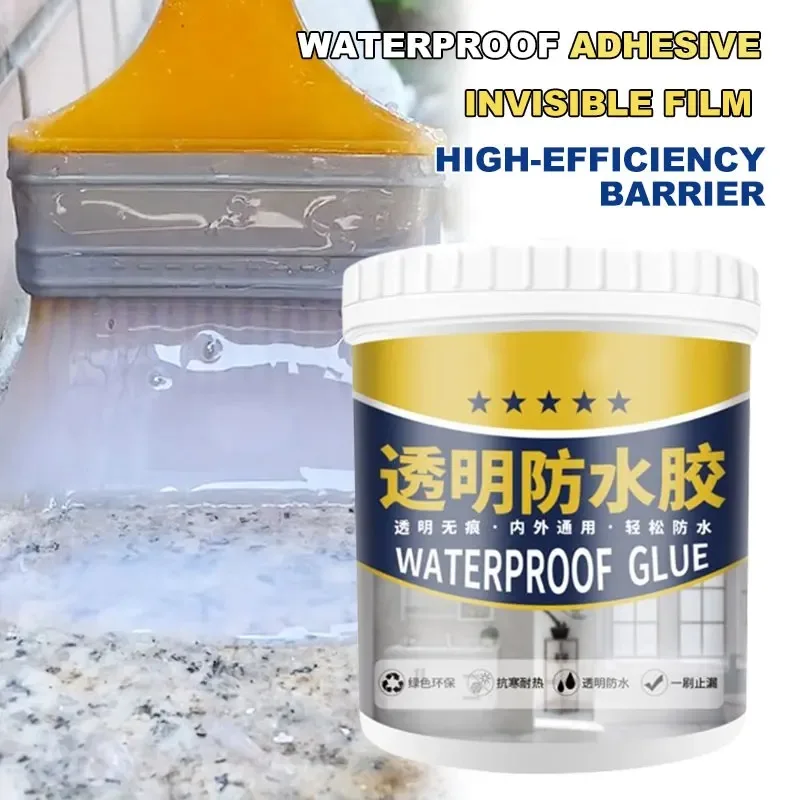Anti-Leak Glue Car Waterproof Sealant 150G Ultra-Strong Invisible Waterproof Adhesive RVs Kitchen Coating Sealant Agent Paste