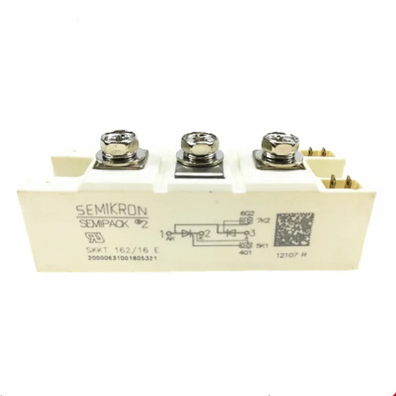 

1pcs/Lot SKKT162/16E Silicon Controlled Rectifier, 250A I(T)RMS, 160000mA I(T), 1600V V(DRM), 1600V V(RRM)