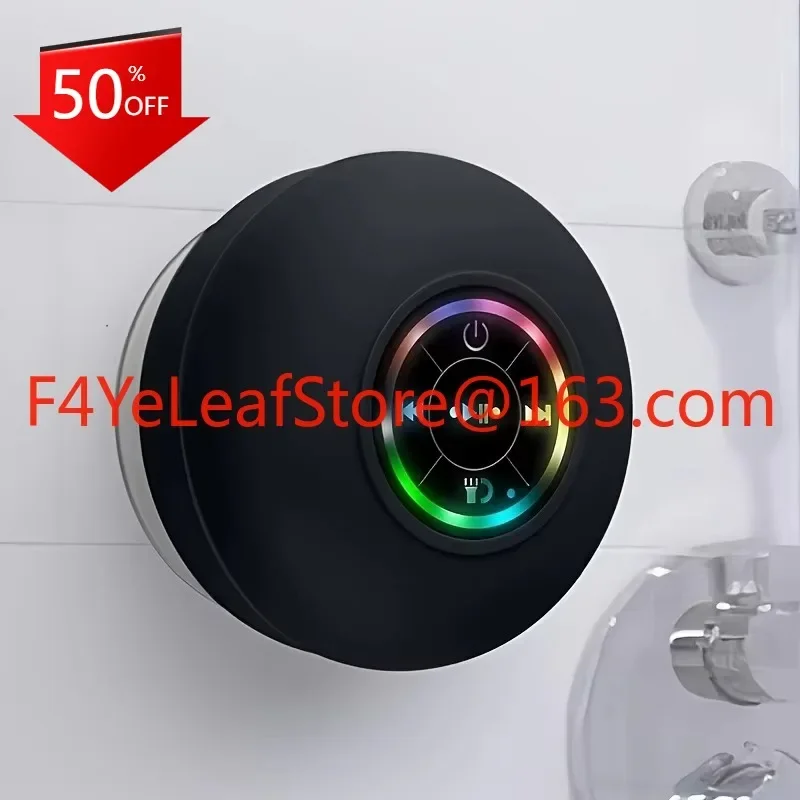 IPX4 Waterproof Portable Wireless Speaker Led New Bass Shower Mini Portable Bathroom Small Surround  InThe Bathroom Mini