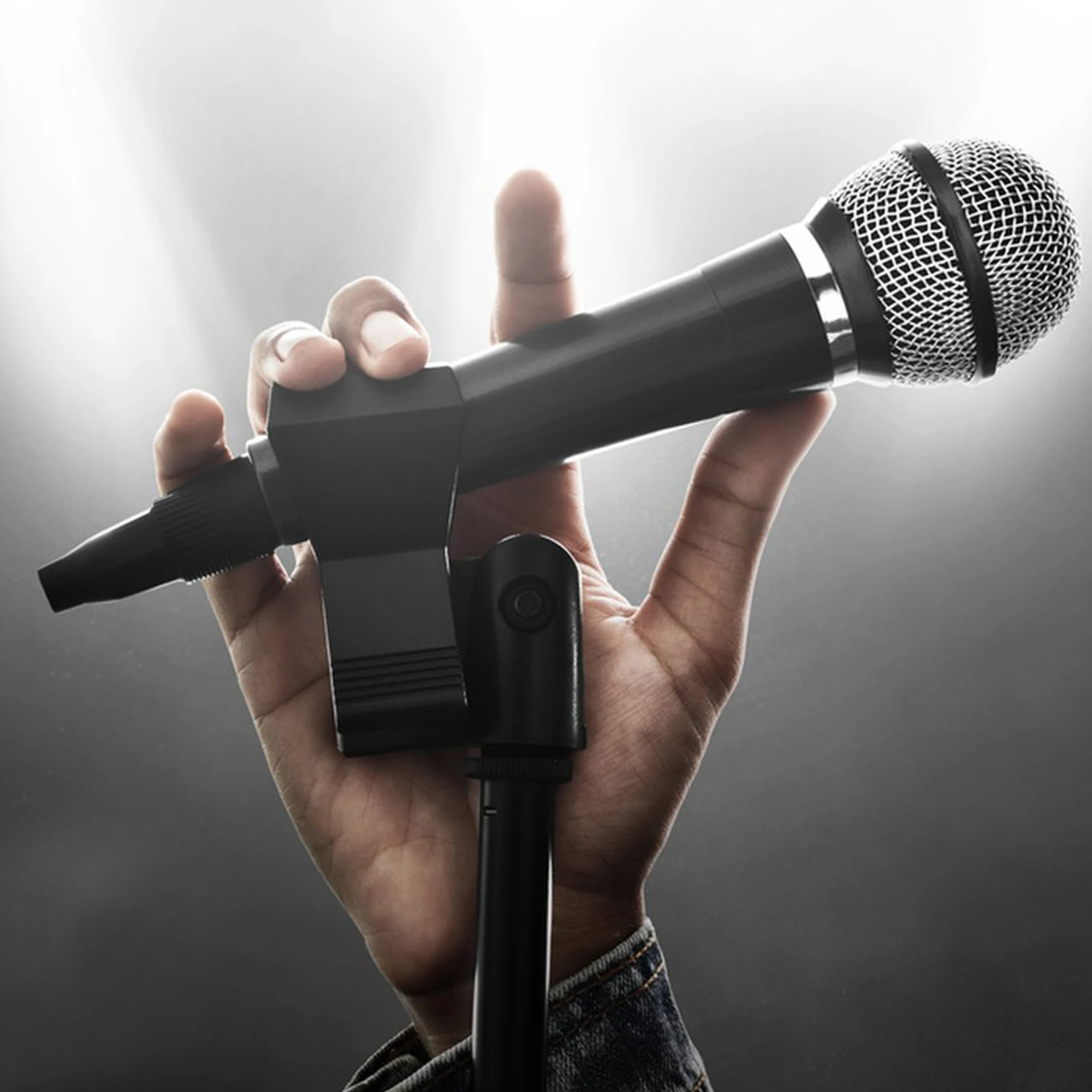 

6pcs Microphone Clips Durable Plastic Universal Design Fits Most Microphones Easy Installation Practical Use Craftsmanship