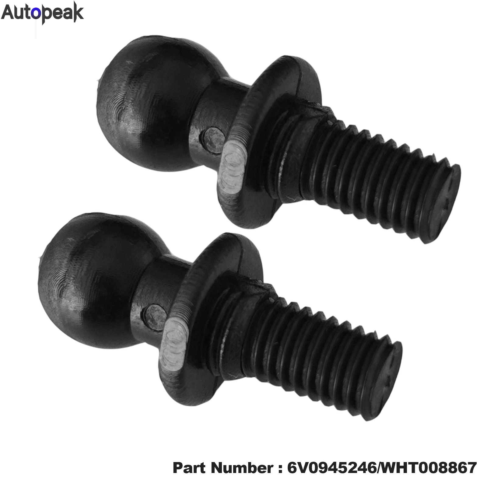 

2 шт., болт заднего фонаря с шаровой головкой, крепление, монтажный кронштейн заднего фонаря для VW Transporter T5 T6 Caddy Amarok Passat B9