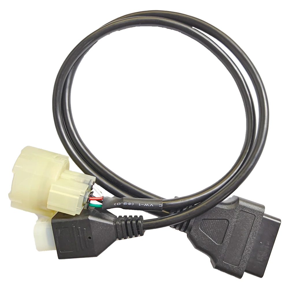 Motorcycle OBD2 Diagnostics Connector Cable For HONDA 4P and SUZUKI 8P/For HONDA 6P and Kawasaki 6P/For Yamaha/For Polaris