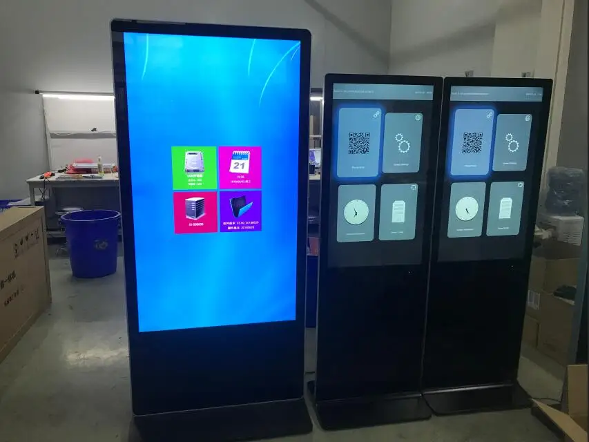 43inch Android/Windows+Touch screen Floor stand network wifi lcd advertising display indoor kiosk standalone digital signage