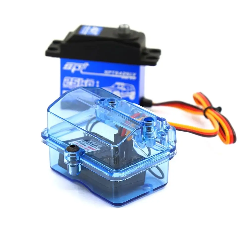 New Blue RC Car Accessories Receiver Protection Box Waterproof Receiver Box Sealed Boxes Device Case