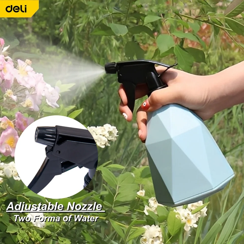 

600ml Candy Color Garden Sprayer Bottle Manual Sprayer Adjustable Head Irrigation Watering Tools Garden Cleaning Supplies