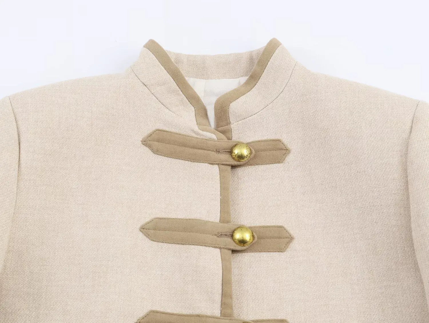 Chic Women's Knit Patchwork Blazer Jacket - Spring 2026