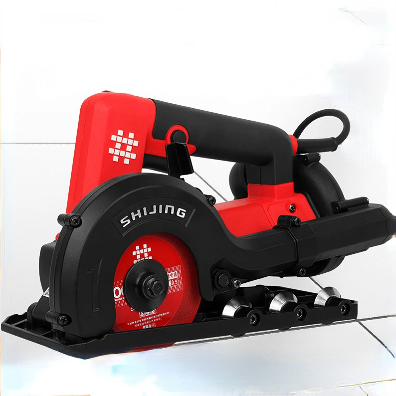 Shijing 9331 2in1 Floor Wall Tile Caulking Finisher Dust-free Electric Circular Saw Machine for Cutting Ceramic Tile Marble