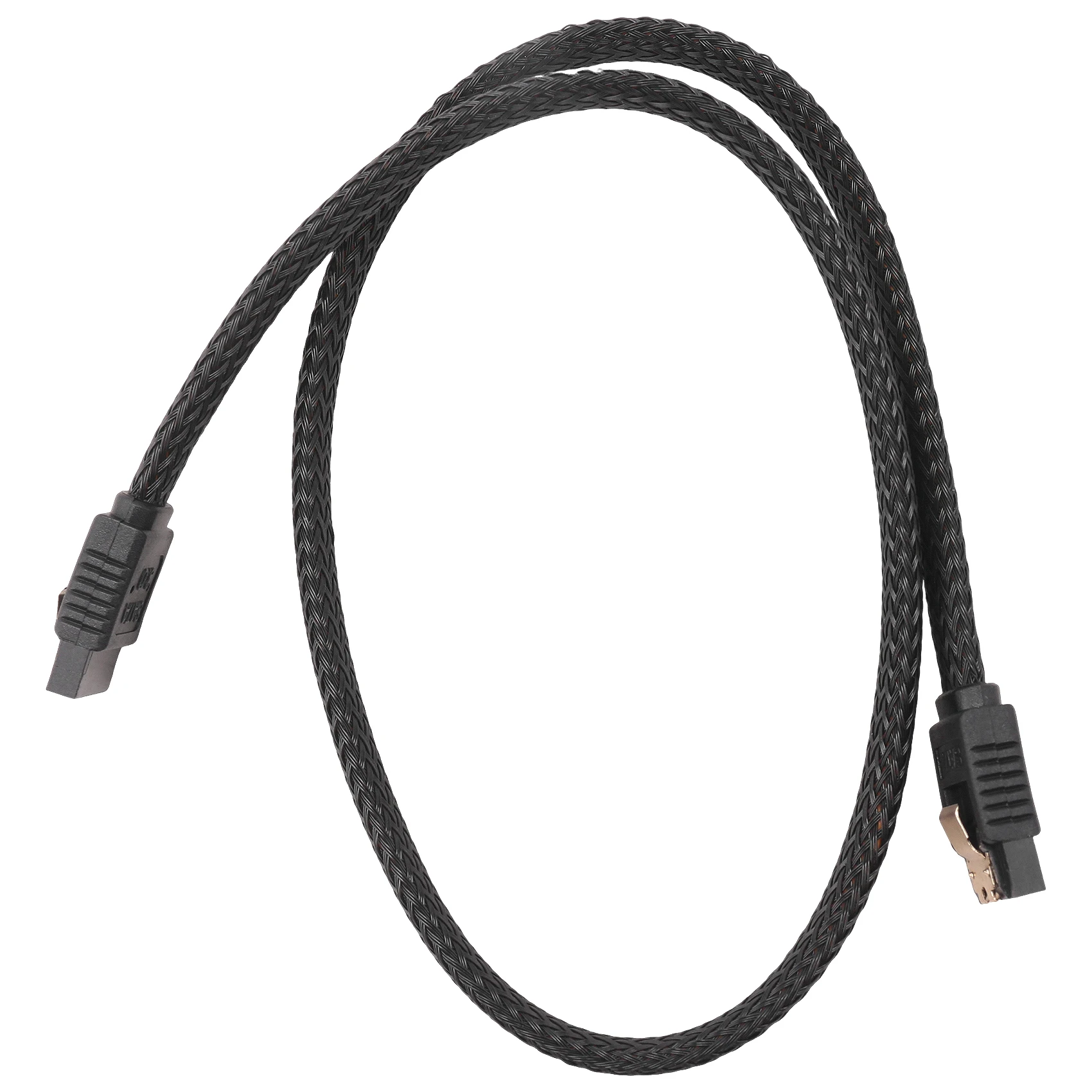 【3C Parts】 50CM SATA 3.0 III SATA3 7pin Data Cable 6Gb/s SSD Cables HDD Hard Disk Data Cord with Nylon Sleeved Premium Version(B