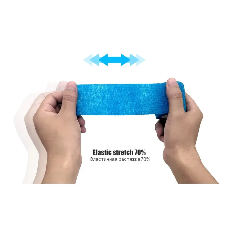 1/6/10/15 قطعة 4.8 متر الأخضر الداكن الرياضة الذاتي لاصقة طبية مطاطية التفاف الشريط Elastoplast ل الركبة دعم وسادة إصبع الكاحل النخيل