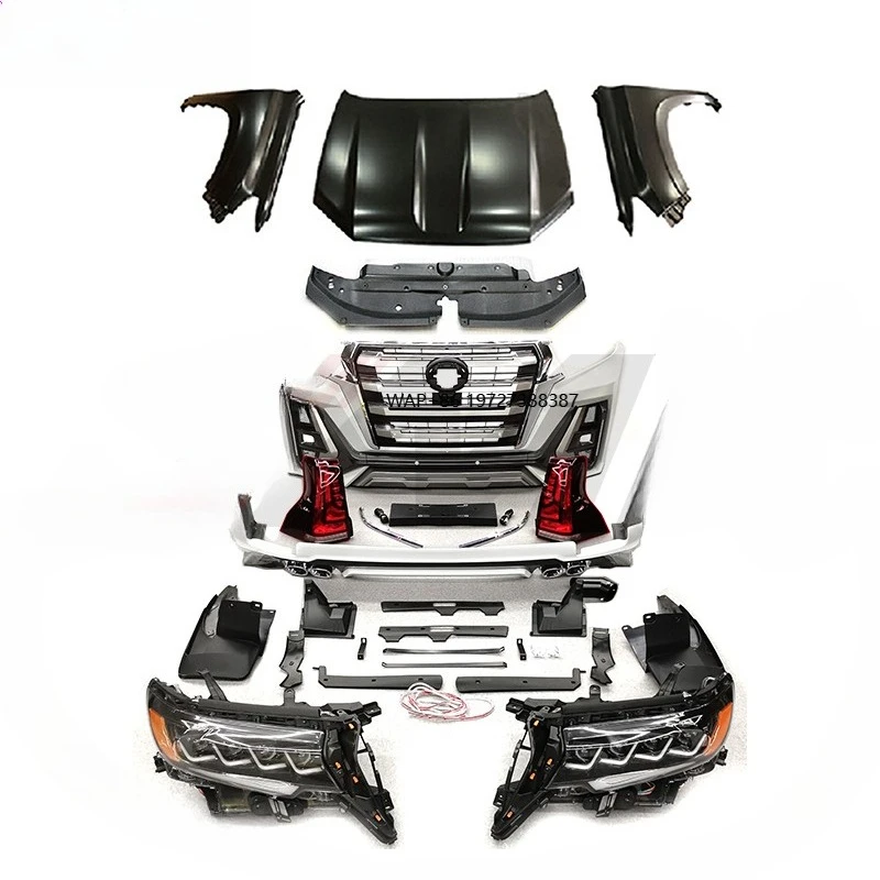 

SMK Prado Bullies 10-16 Upgrade Plastic ABS Front & Rear Bumper Surrounding for Auto Body Kit Condition New