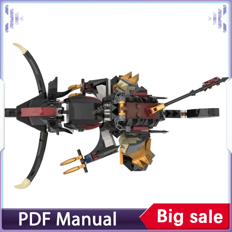 Futuristic Sci‑Fi Animal Mech MOC Building Blocks, Cyber Hound Robot DIY Brick Desktop Display Ornament