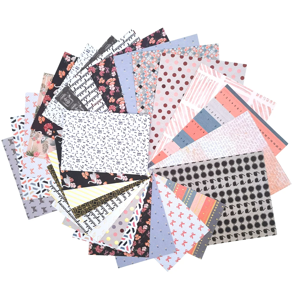 Kreatives Papier 6*4 Zoll mit Blumenmuster für Journaling und Scrapbooking A5 A6 Vintage Blumendesign Scrapbook Hintergrundpapiere – Detail 12
