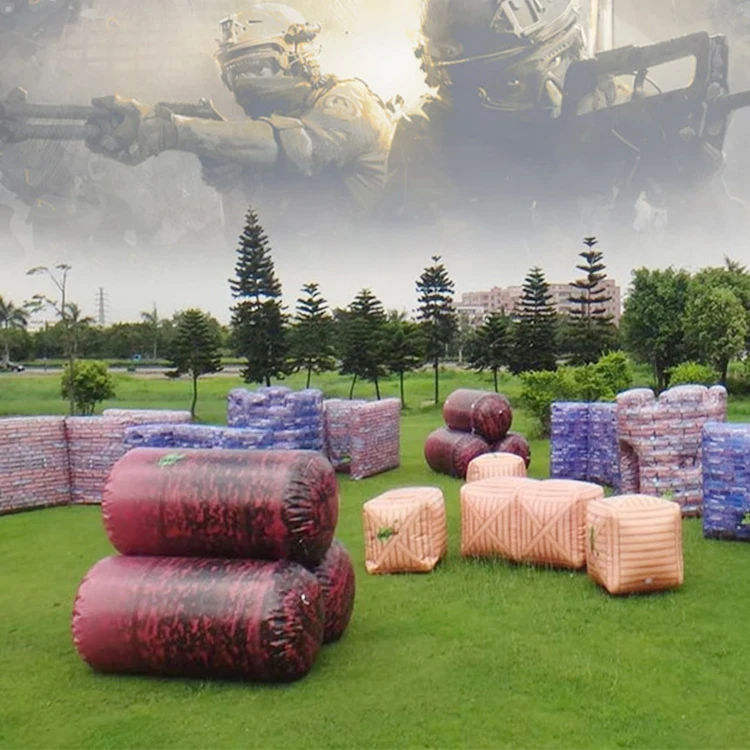 

Hot Sales Plastic Inflatable Obstacle Course Paintball Bunkers Airtight Paintball Bunker for CS Game