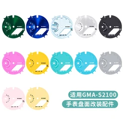 Farmhouse Oak Tree Modified Scale Circle for GMA-S2100 Women's Dial Accessories Trendy Fashion Scale Circle Watch Accessories