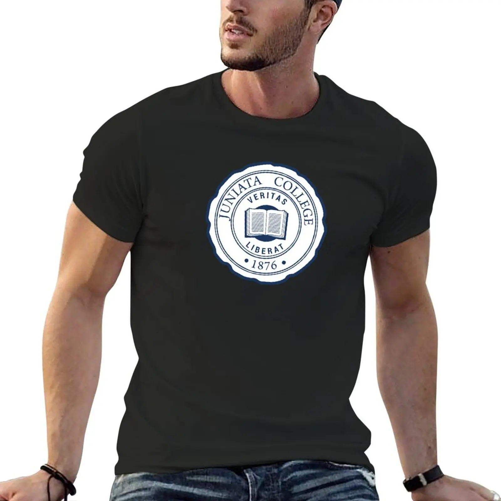 

The Juniata College T-Shirt Anime t-shirt blue archive mens funny t shirts