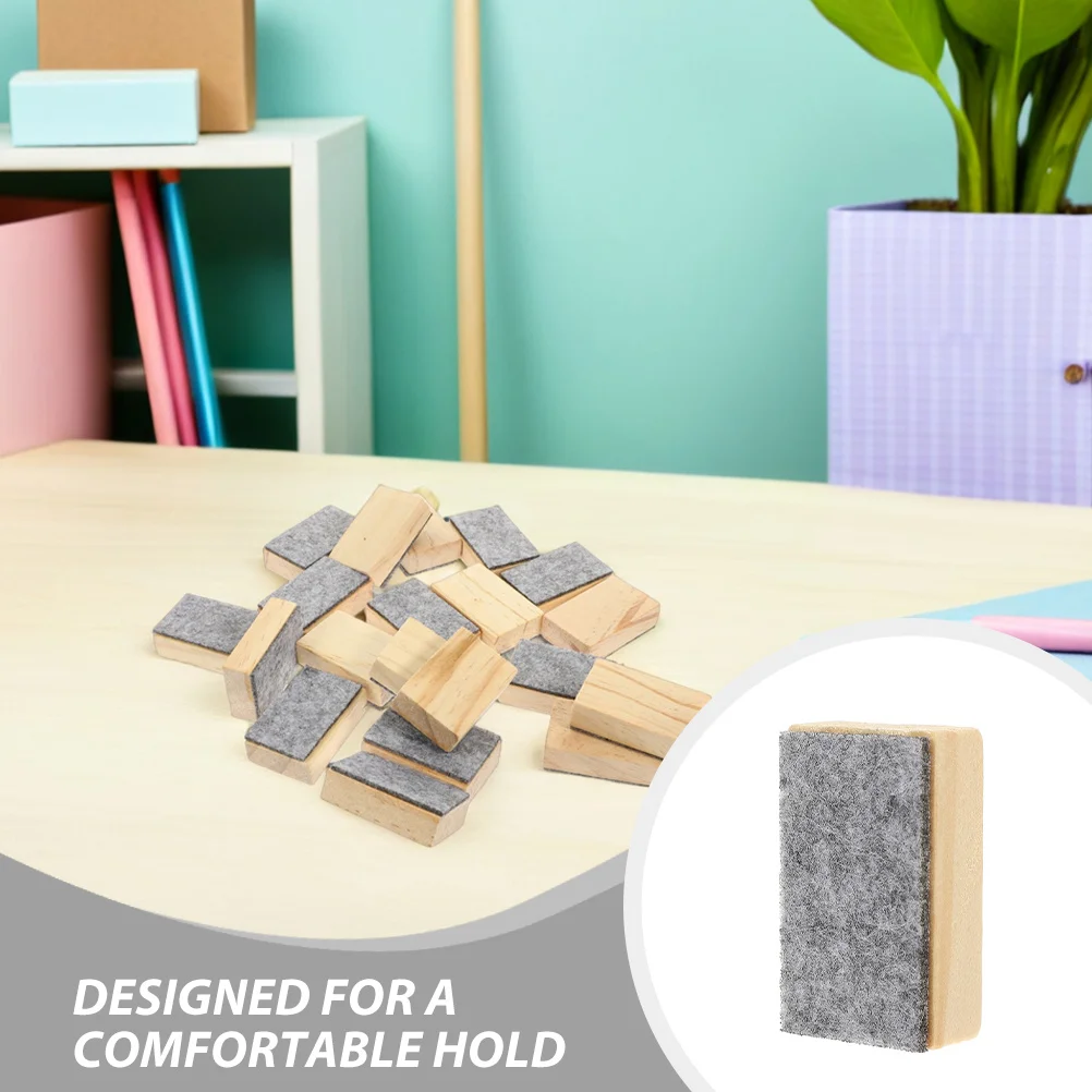 24 قطعة ممحاة السبورة الصغيرة ورأى منظف الخشب المدمجة المحمولة للفصول الدراسية مكتب المدرسة استخدام الطباشير ممسحة المعلم لوازم #2