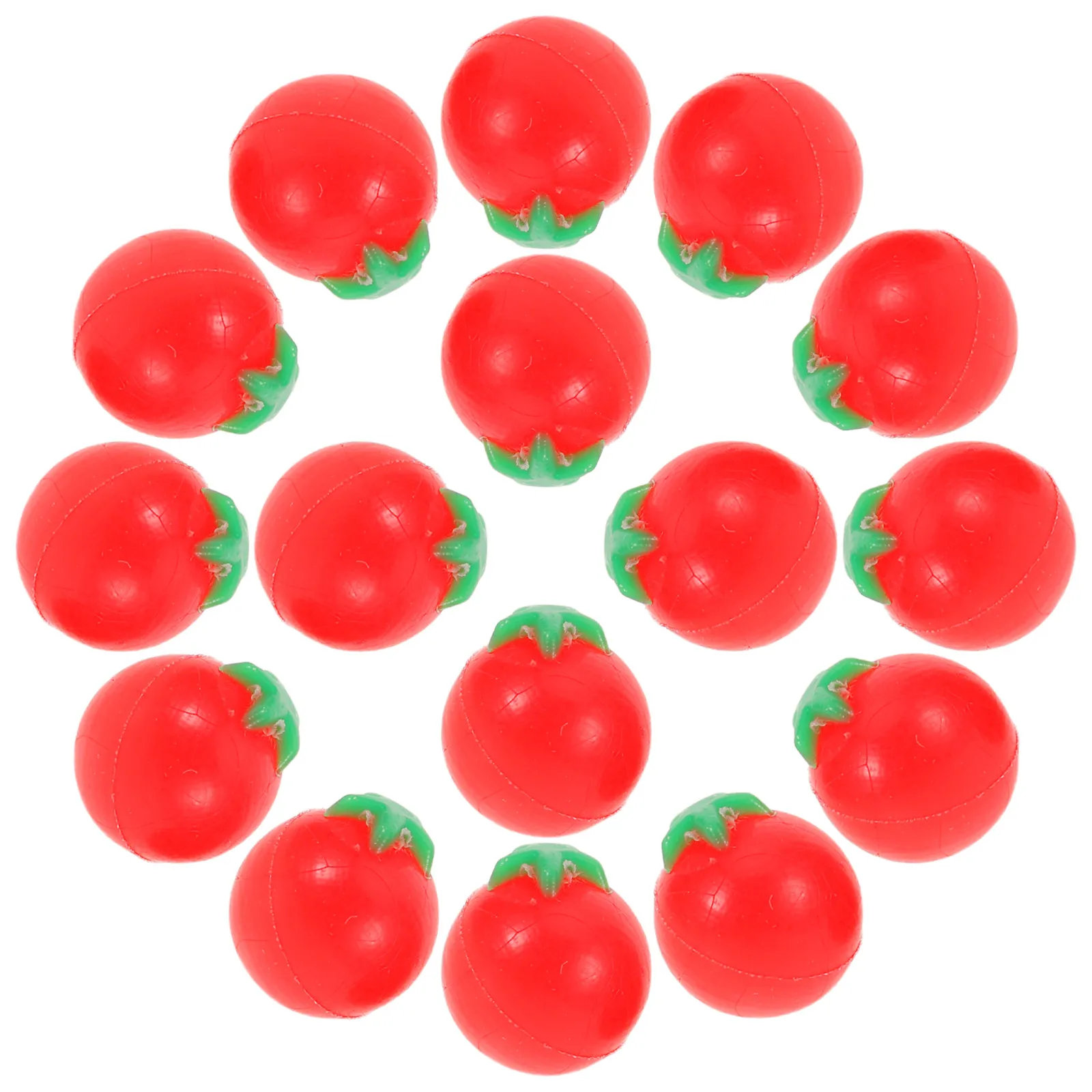 

100 шт. реалистичных миниатюрных томатов черри, имитация фруктов, яркие цвета, искусственные миниатюрные фрукты для декора кукольного домика, для игр в притворство