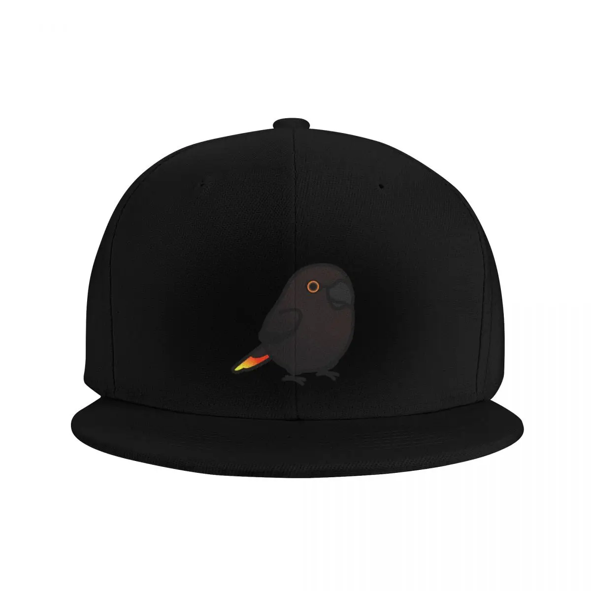 Chubby Black Lory Lorikeet Baseball Cap Sun Cap fishing hat Trucker Cap Male Women's