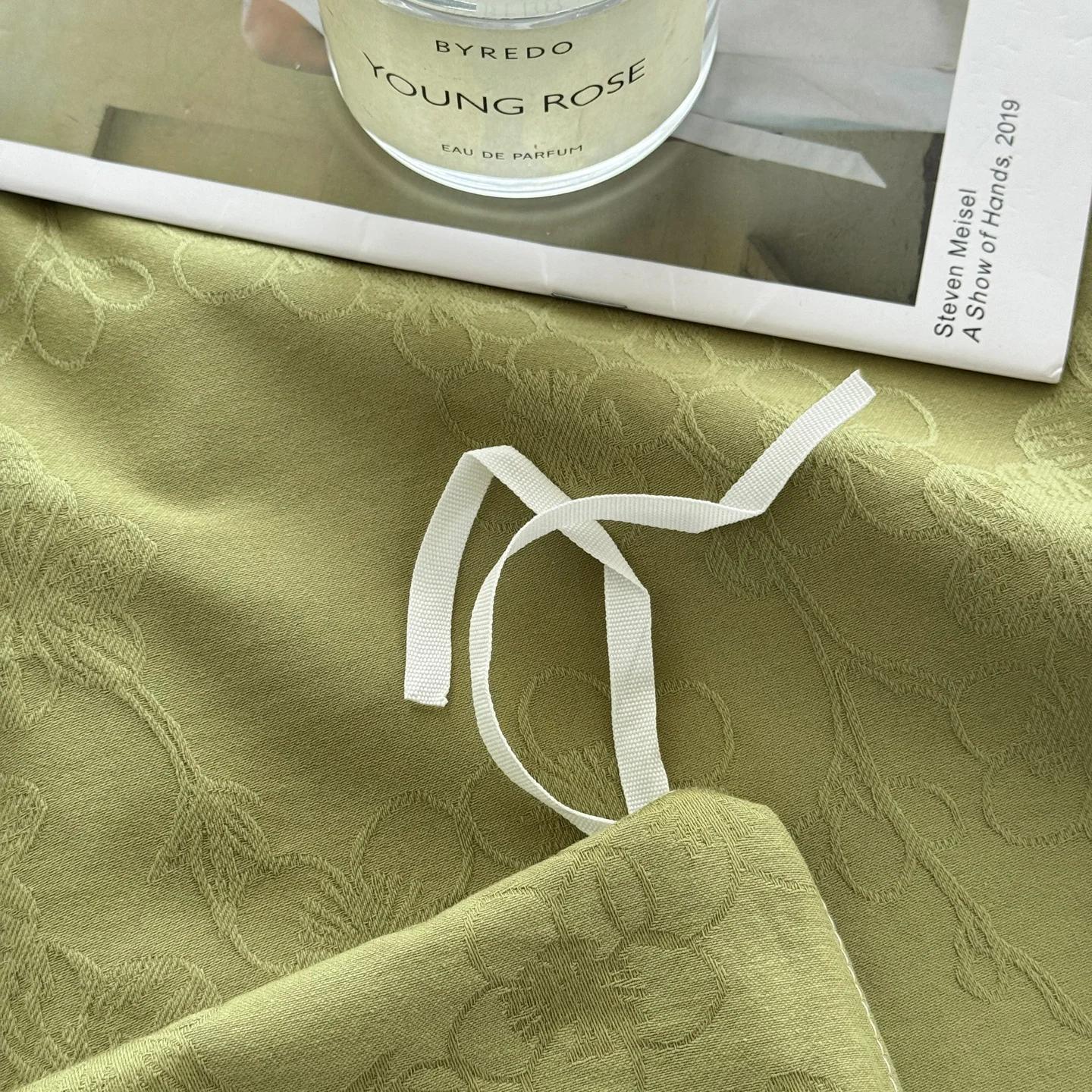 100% Cotton Bedding Set Jacquard Solid Color King Queen Size Minimalism Bedroom Decoration, Soft Skin-friendly Duvet Cover Set
