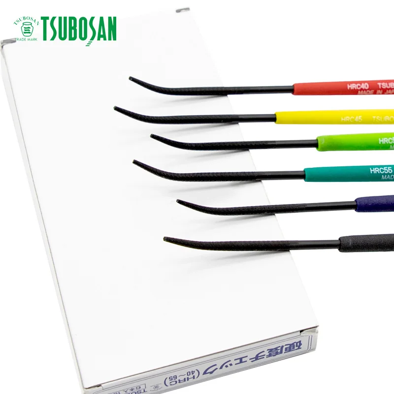 Japan TSUBOSAN Hardness Testing File HRC40-65 Hardness Tester Steel File