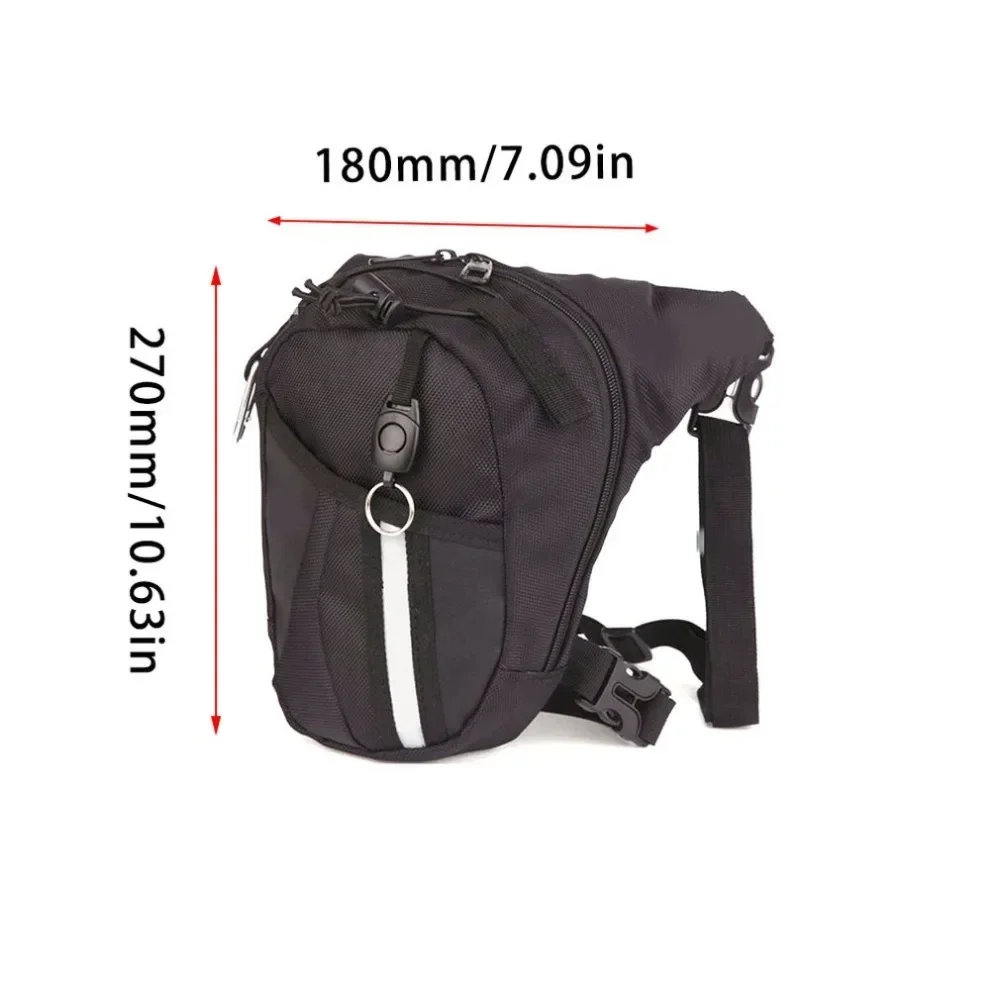 Motorcycle Bag Waterproof Waist Pack Men Fanny Thigh Canvas Belt Outdoor Bike Man Adjustable Leg Bag Package Moto Bag A