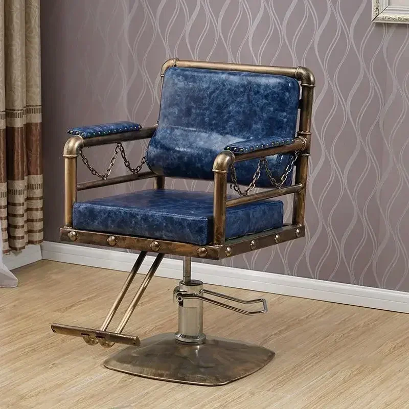 Modern Adjustable Salon Chair Leg Rest Esthetician Nordic Barber Chair Vintage Luxury Silla Barberia Beauty Salon Furniture