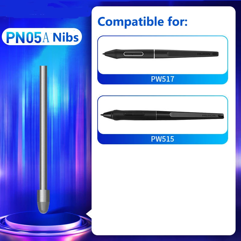 Pennini Di Ricambio Huion PN04 Per Tavolette Grafiche H640P, H610PRO V2, HS64, H1060P, H320M