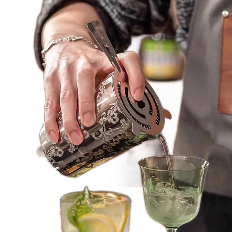 

500ml Stainless Steel Stirring Tin Mixing Glass Preferred by Pros and Amateurs Alike, Make Your Own Specialty Cocktails Barware