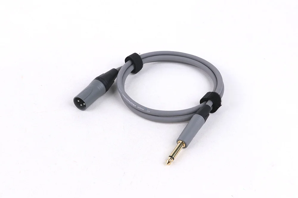 6,35 mm Mono-Stecker TS-Buchse auf 3-poliges XLR-Stecker/Buchse Audiokabel für Pro-Aufnahme, Verlängerung, Mikrofon, Kabel, Mixer, Lautsprecher, Verstärker, Live – Detail 10